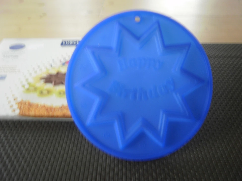 Lurch Dekorform " Happy Birthday " Flexiform blau Tortendekoration Art. 70069 - Bild 2 von 4