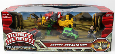 Transformers - Robot Heroes - Desert Devastation - 4 Figuren - 2009