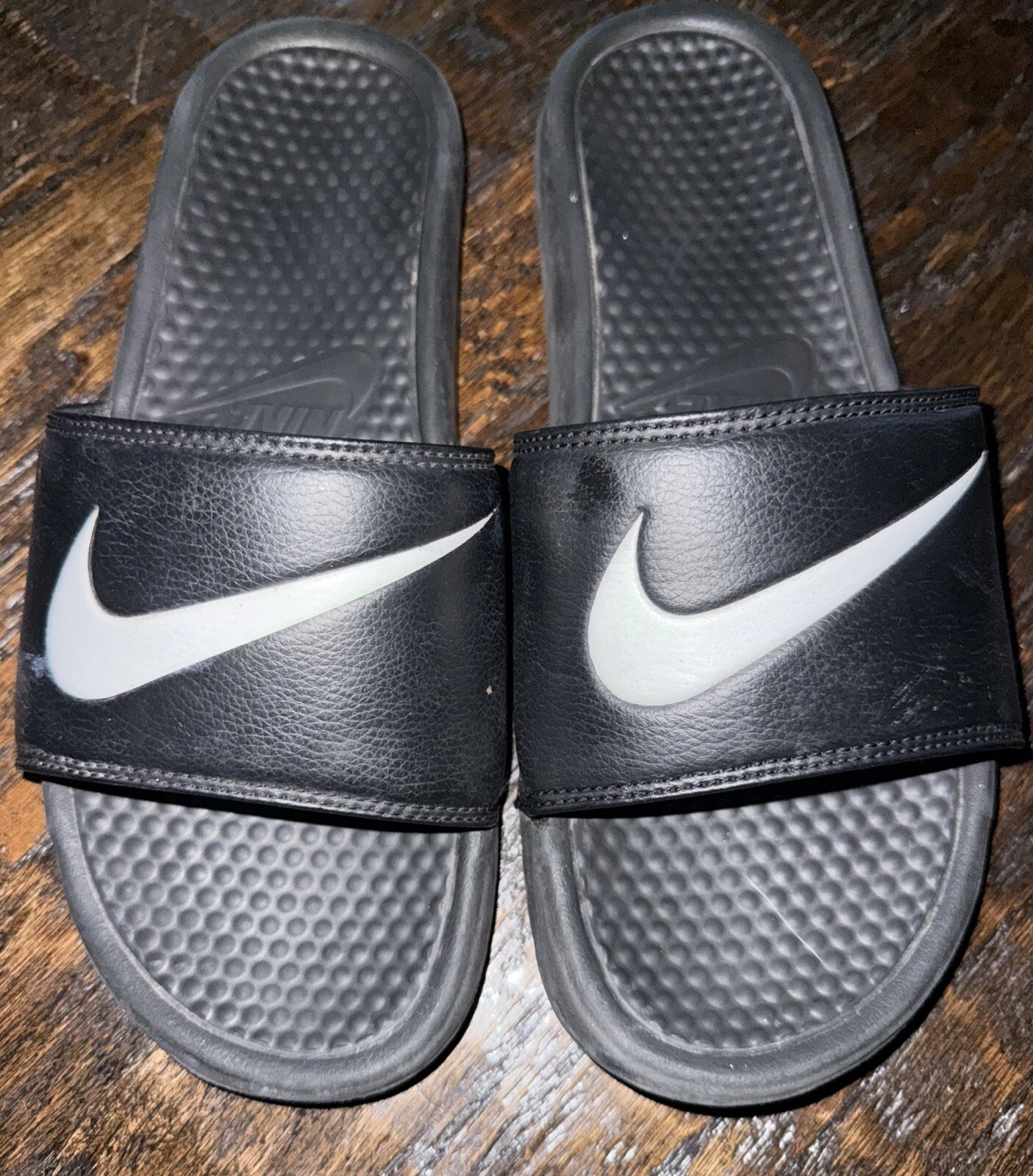 Scarpe Nike Slides taglia 11 infradito uomo bianco e nero