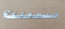Skoda Octavia Oldtimer Aluminium Schriftzug