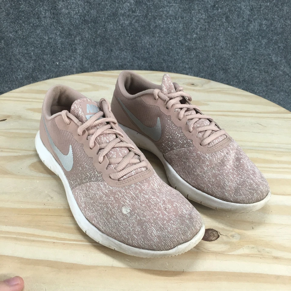 Nike Shoes Womens 9 Flex Contact Running Sneakers Pink Lace Up Low 908995-102 - Image 3 of 4