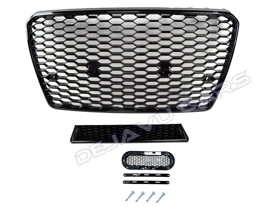 RS7 Look rejilla del radiador negro para Audi A7 C7 4G / S line / S7 Grill - Imagen 2 de 4