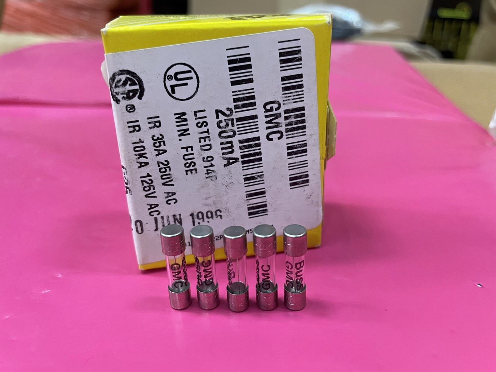 Cooper Bussmann GMC250MA (5 Count) Fuses 10ka 125V AC 35A 250V AC eBay