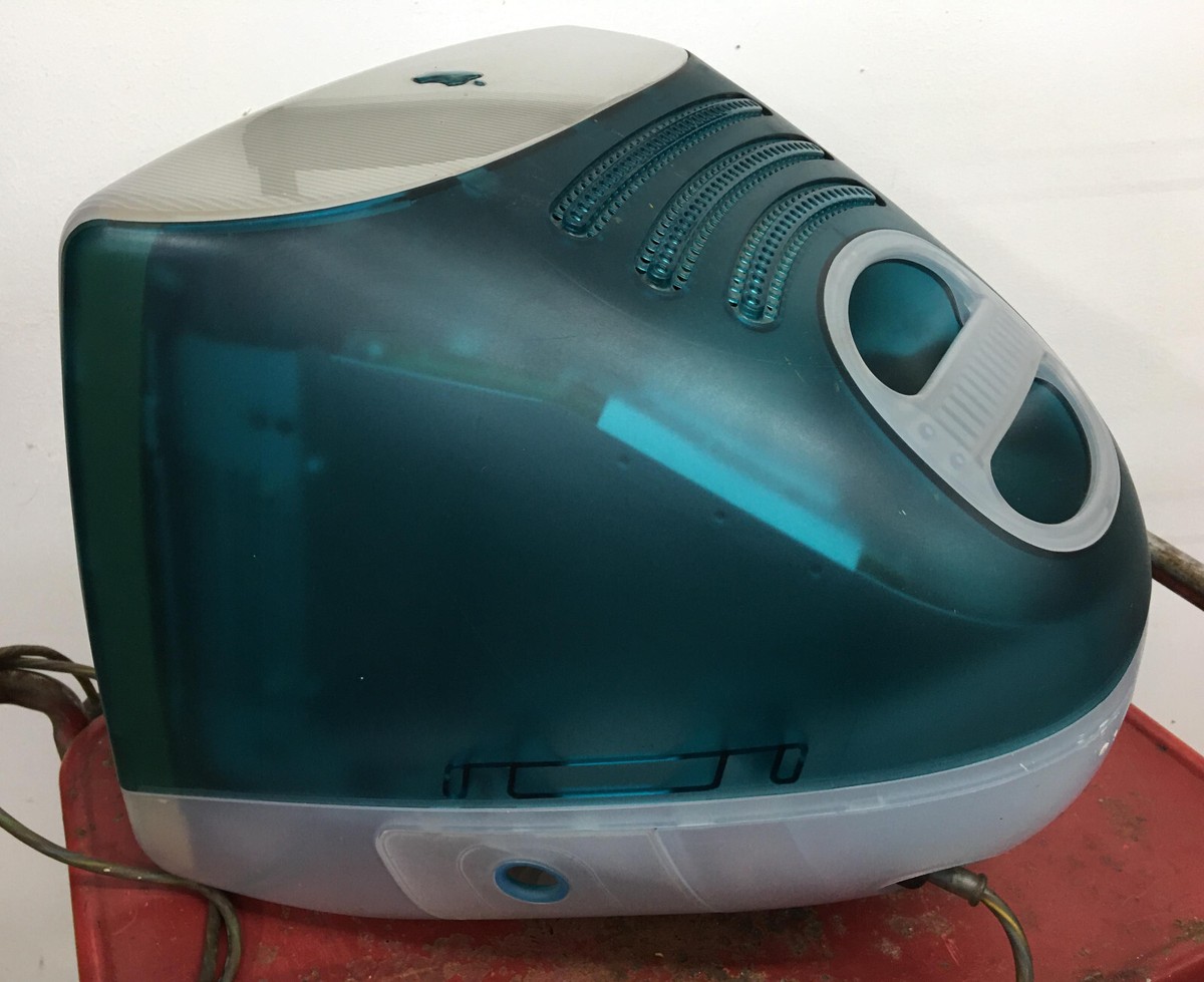 Apple iMac G3 PowerPc Desktop M4984 vintage blue M6709LL/A