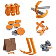 Bora Centipede Workbenches Accessoies - X-Cups / Risers / Clamps / Toppers