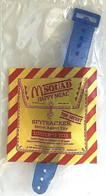 McDonald s M Squad Spytracker, Secret Agent Toy, 1992 UNDER 3 - FACTORY SEALED!!
