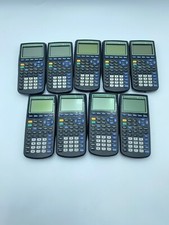 Lot of 9 Texas Instruments TI-83 Plus Graphin...