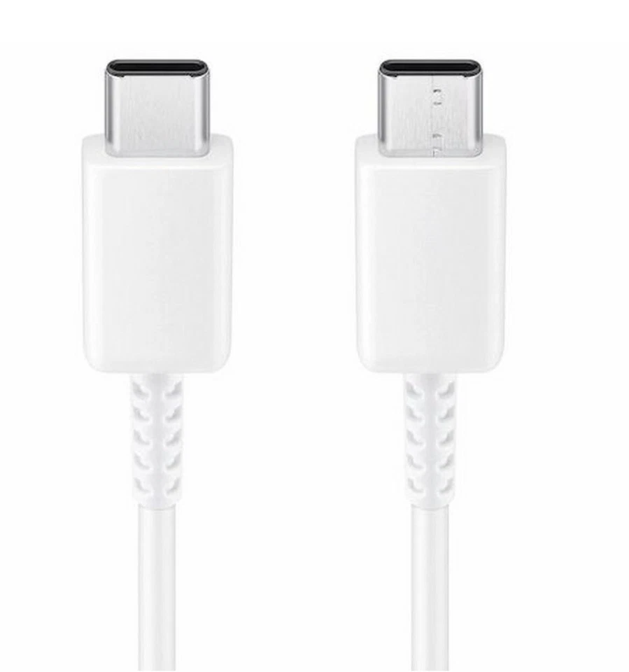 New Samsung (1.8m/5.9ft) Galaxy USB-C Cable (USB-C to USB-C) White EP-DW767JWZ - Image 2 of 4