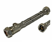 Primaflow 22mm Angled Cistern Overflow Connector - 125mm for sale
