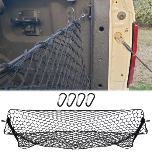 For Ford F-150 F-250 F350 60"x18" Rear Truck Bed Cargo Net Envelope Storage Mesh