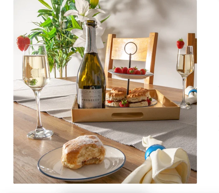 33cm Handmade Lacquer Bamboo Rectangular Tray Serving Decorative Tray High Gloss - Image 3 of 4