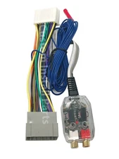 Factory Radio Add Amplifier Adapter Harness Bass Inline fits Chrysler Dodge Jeep