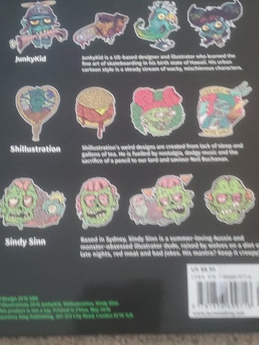 ZOMBIES Stickerbomb Laurence King- 12 LARGE Vinyl Stickers Scratch/Splash Proof - Picture 7 of 11