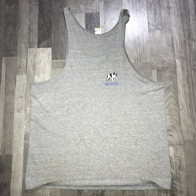 Vintage BIG DOGS Tank Top L  Graphic Jet Ski Water Sports Boat Waves Lake B25