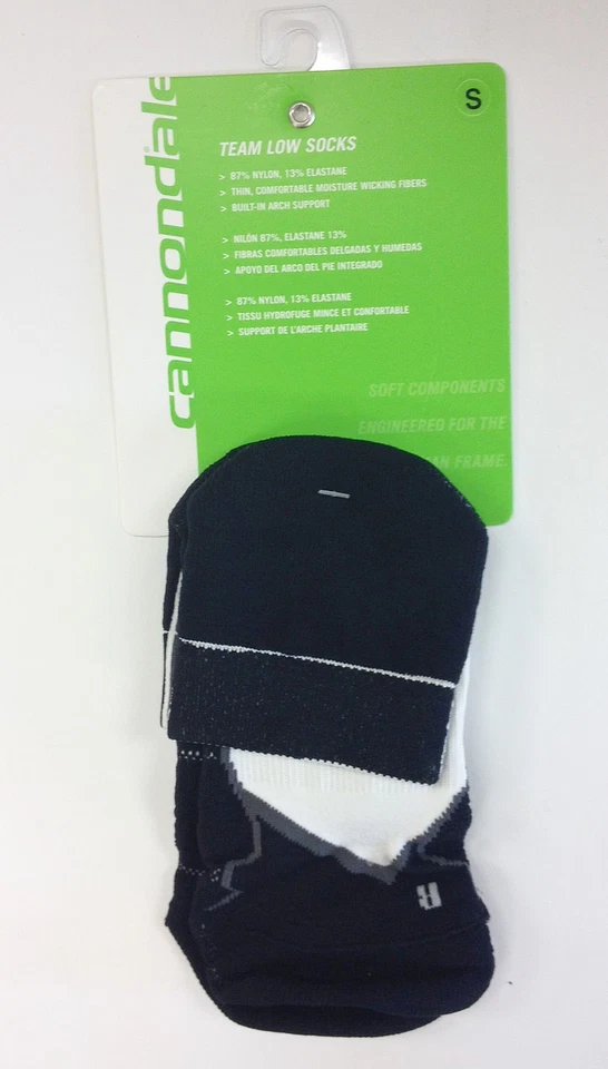 X L.E. Calcetines bajos en negro de Cannondale: calcetines de ciclismo de carretera Foto 3 de 3