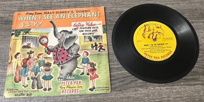 1954 Walt Disney Dumbo When I See An Elephant Fly Squee-Gee