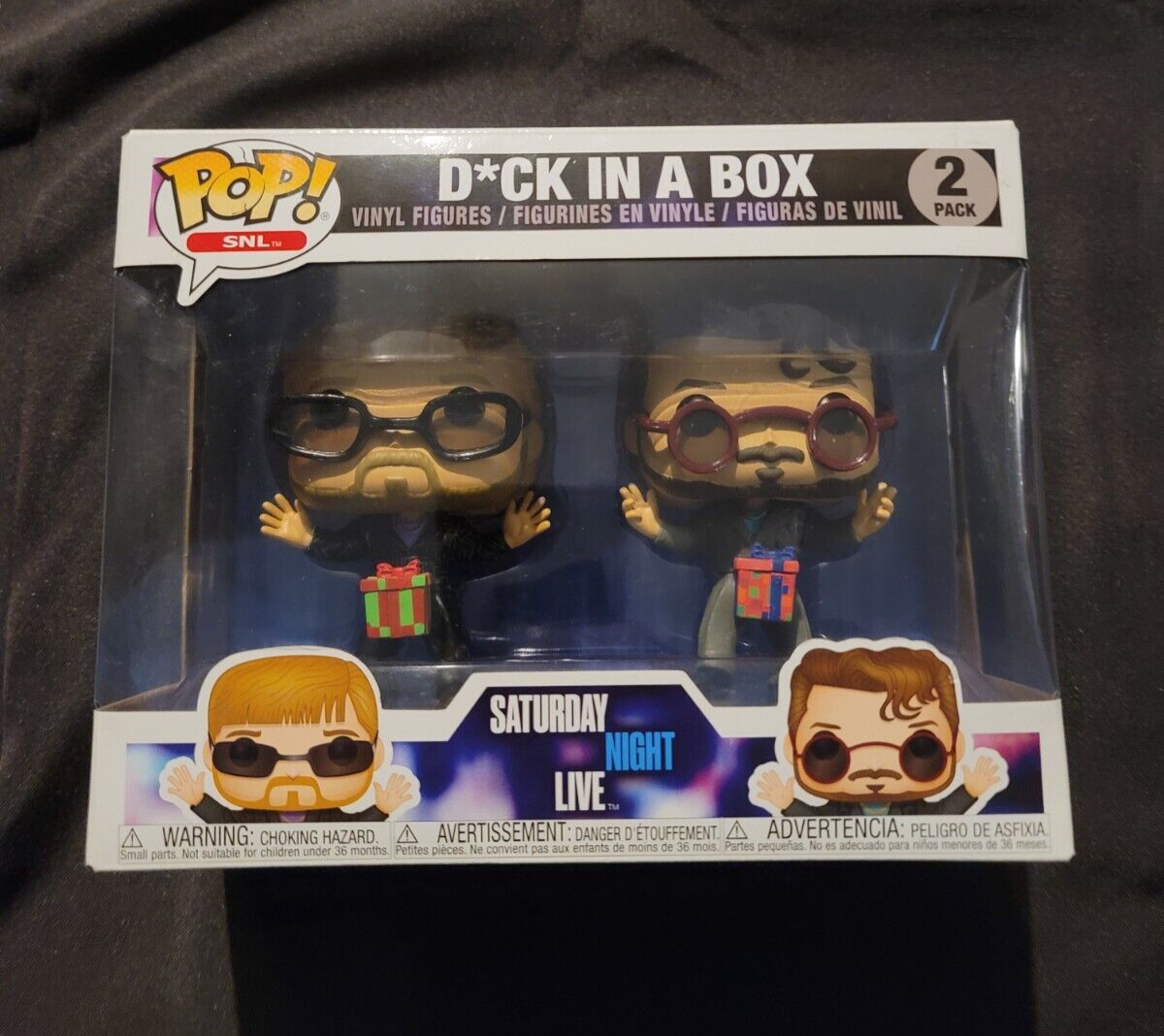 D*ck in a Box Saturday Night Live 2 Pack Funko Pop Figure New In Box