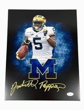 Jabrill Peppers Signed Michigan 11x14 Photo JSA Coa
