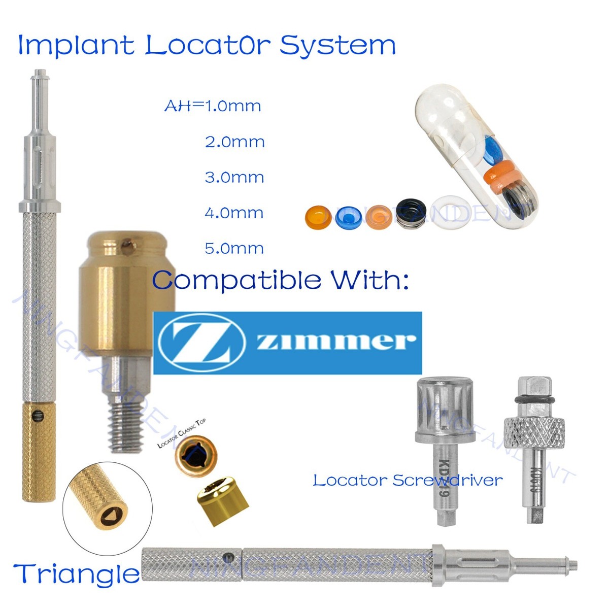 Zimmer TSV 4.5 Dental Locator Implant Abutment Screwdriver Locator