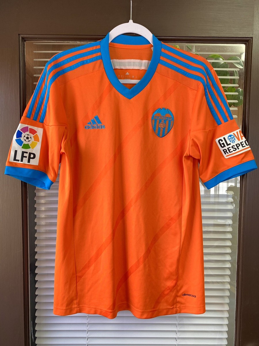 Vintage Valencia CF 2014/15 #8 Leandro Soccer Jersey S13112