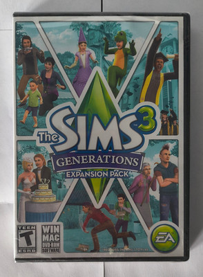 The Sims 3: Generations Expansion (Windows/Mac, 2011) - Brand New Factory Sealed