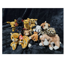 Ty Original Beanie Babies Retired Plush Toys Lot with Tags