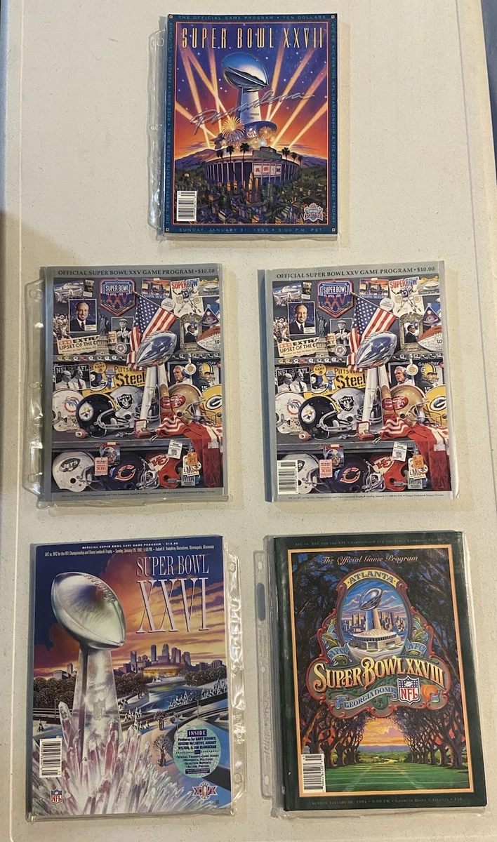 super bowl xxvii program products for sale | eBay