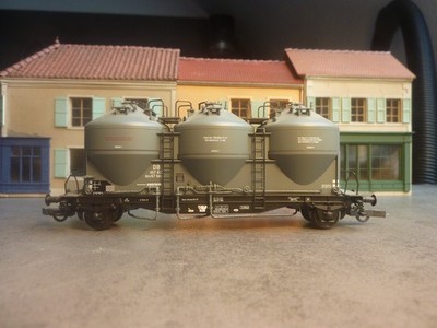 Piko Silowagen mit 3 Silos DB Ho