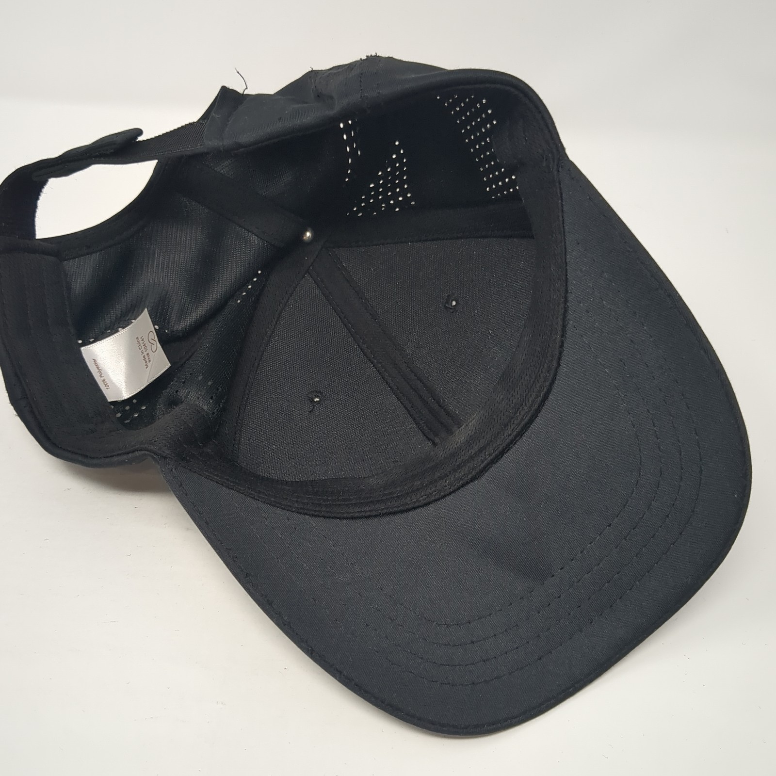 Infinity Strapback Baseball Cap Black One Size Ad… - image 6