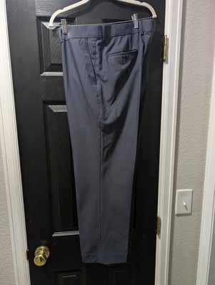 The Saville Row New Heat Throw Men's Blue Casual Dress Slacks Size 38/30.