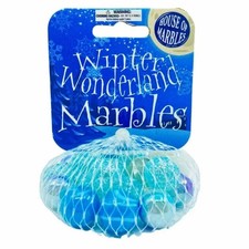 Mega Marbles Limited edition bag of Winter Wonderland Marbles by House Of Marble