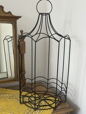 Tall Black Metal Wire Display Stand / Lantern Frame – 63 cm