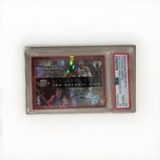 2019 PANINI CONTENDERS OPTIC HISTORIC PICKS RED CRACKED ICE Tatum /Doncic PSA 10