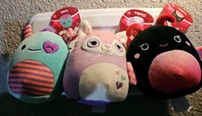 2024 Lot Of 3 Valentines Day Squishmallows