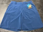 COLUMBIA PFG Men's Grander Marlin II Offshore Fishing Shorts UPF 50 34x10 Blue