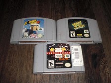 Space Invaders + Bomberman 64 + Namco Museum 64 Nintendo 64 N64 AUTHENTIC LOT
