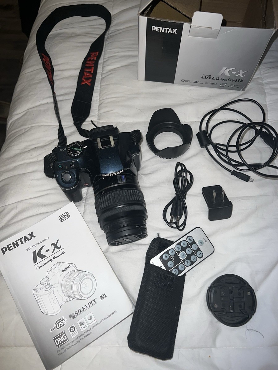 Pentax K-x Digital SLR w/ 18-55mm Lens Shutter Tested & Working | eBay