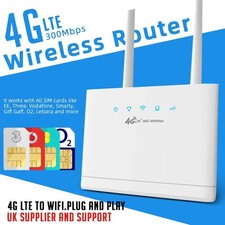 4G LTE Wireless Router With SIM Card Slot 300Mbps Unlock Mobile WiFi Hotspot