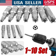 Security Torx Bit Set Hex Key Allen Bit Set - For Power Drill Impact Driver Security Torx Bit Set Hex Key Allen Bit Set - For Power Drill Impact Driver
