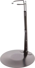 Sturdy Black Pedestal Doll Stand for 16" to 24" Dolls - No Assembly Required