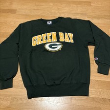 Vintage Champion Green Bay Packers Pullover Sweater Men  s Size Medium Block Logo