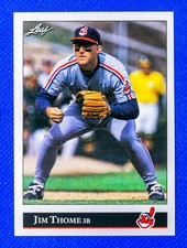 Jim Thome #299 (1992 Leaf) Series 2, Baseball Card, Cleveland Indians, HOF