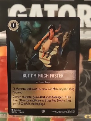 But I'm Much Faster 195/204 Whispers in the Well Cold Foil
