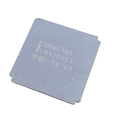 INTEL ORIGINAL BRAND NEW QR80186 80186 - 16-Bit Microprocessor - LCC Golden
