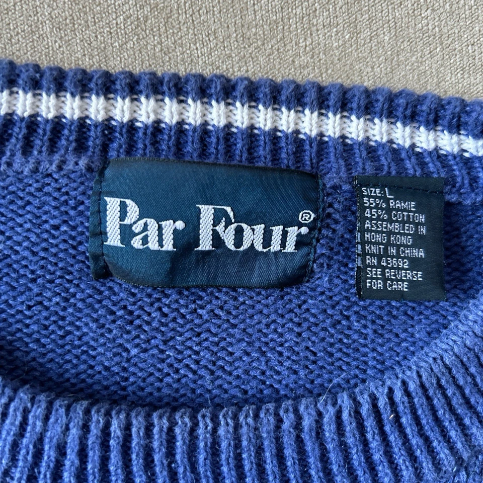 Suéter de golf vintage par cuatro para hombre  Foto 2 de 4