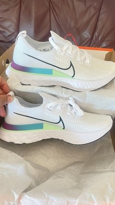 Nike React Infinity Run FK, Weiss,Größe US 8 EUR 41