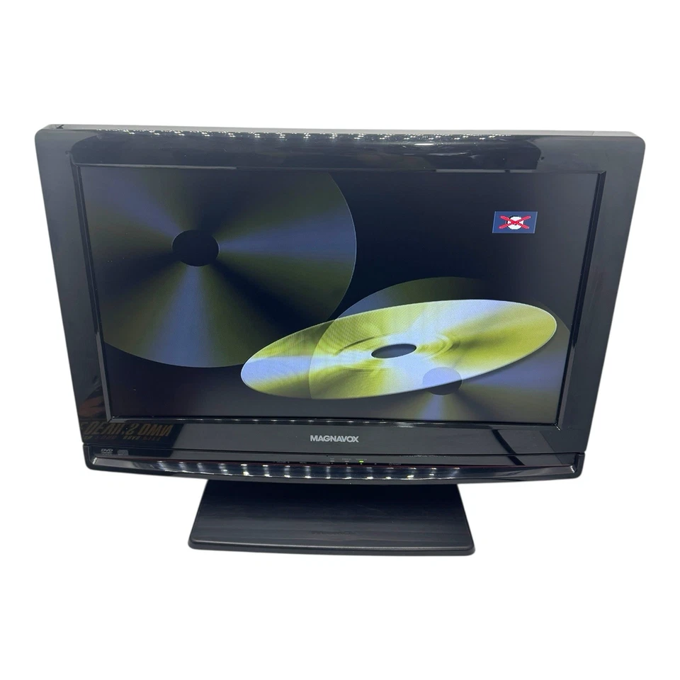 Magnavox 19MD350B/F7 19” LCD TV DVD Combo HDMI 720p w/ Remote – Tested Works - Image 2 of 4