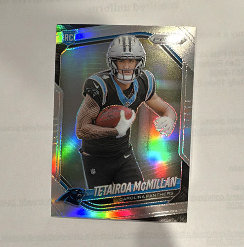 Panini Prizm 2025 Football Tetairoa McMillan RC Rookies Silver Prizm #311