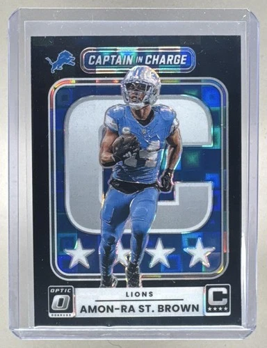 2025 Donruss Optic Amon-Ra St. Brown Black Pandora (RAW)