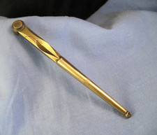 ANTIQUE MARITIME NAVAL INSTRUMENT BRASS TRAVELLING PLAIN COMPASS DIVIDERS CASE